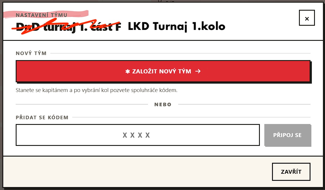 Jak se přihlásit jako kapitán týmu